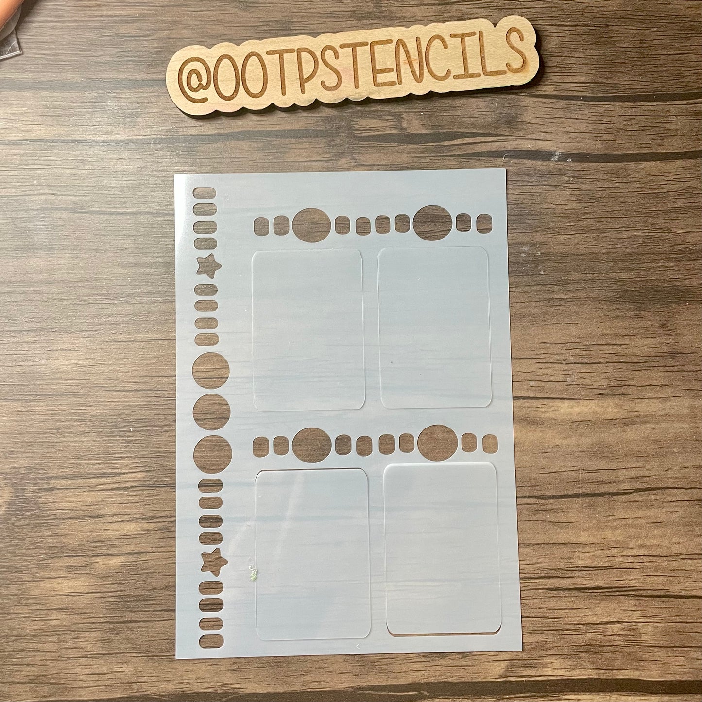 Friendship Bracelet Layout Stencil