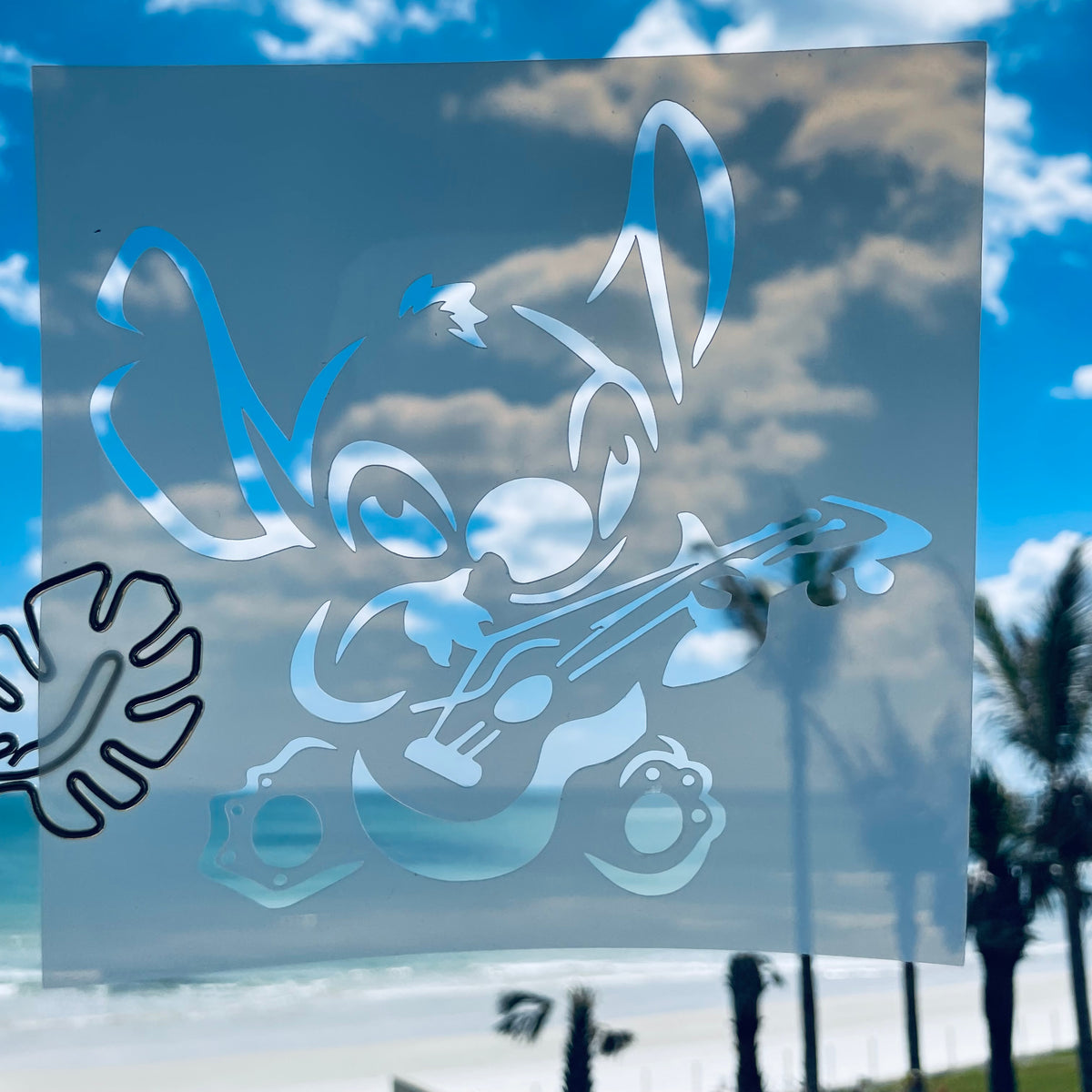 Ocean Alien Music Stencil