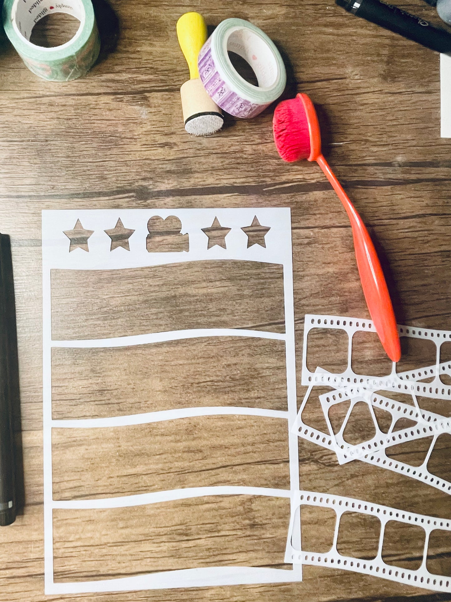 Film Tracker A5 Stencil