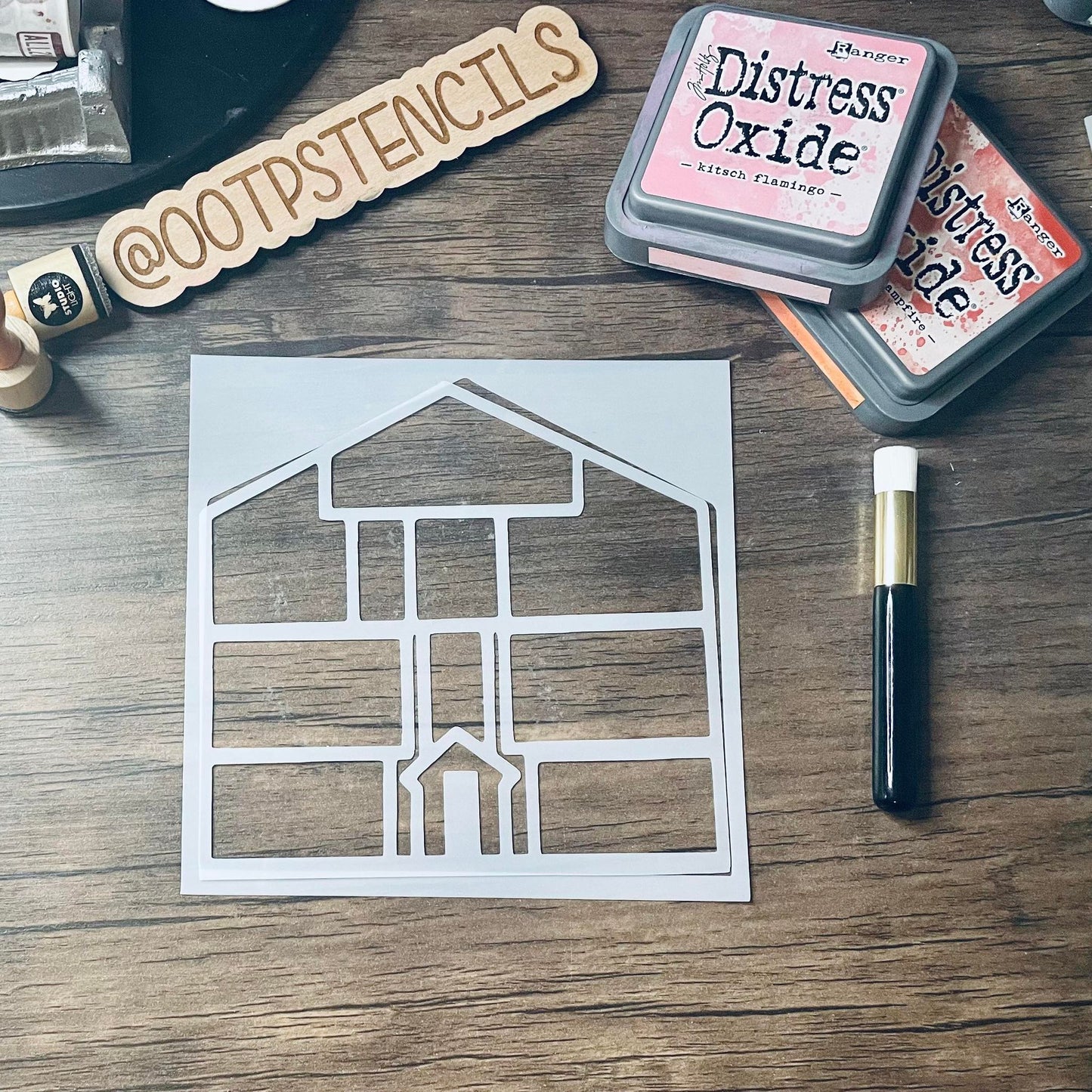 Love House Stencil