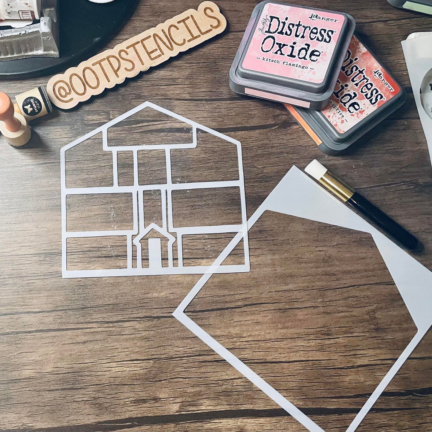 Love House Stencil