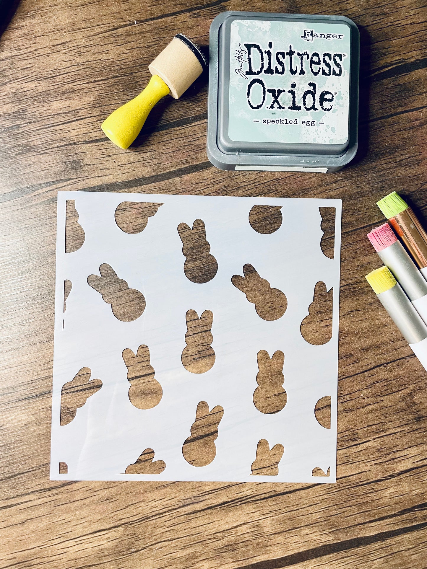 Tilted Easter Candy Stencil