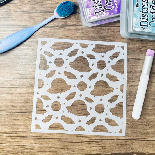 Spaced Out Pattern Stencil