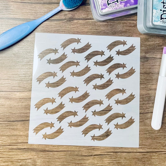 Shooting Star Alternating Pattern Stencil