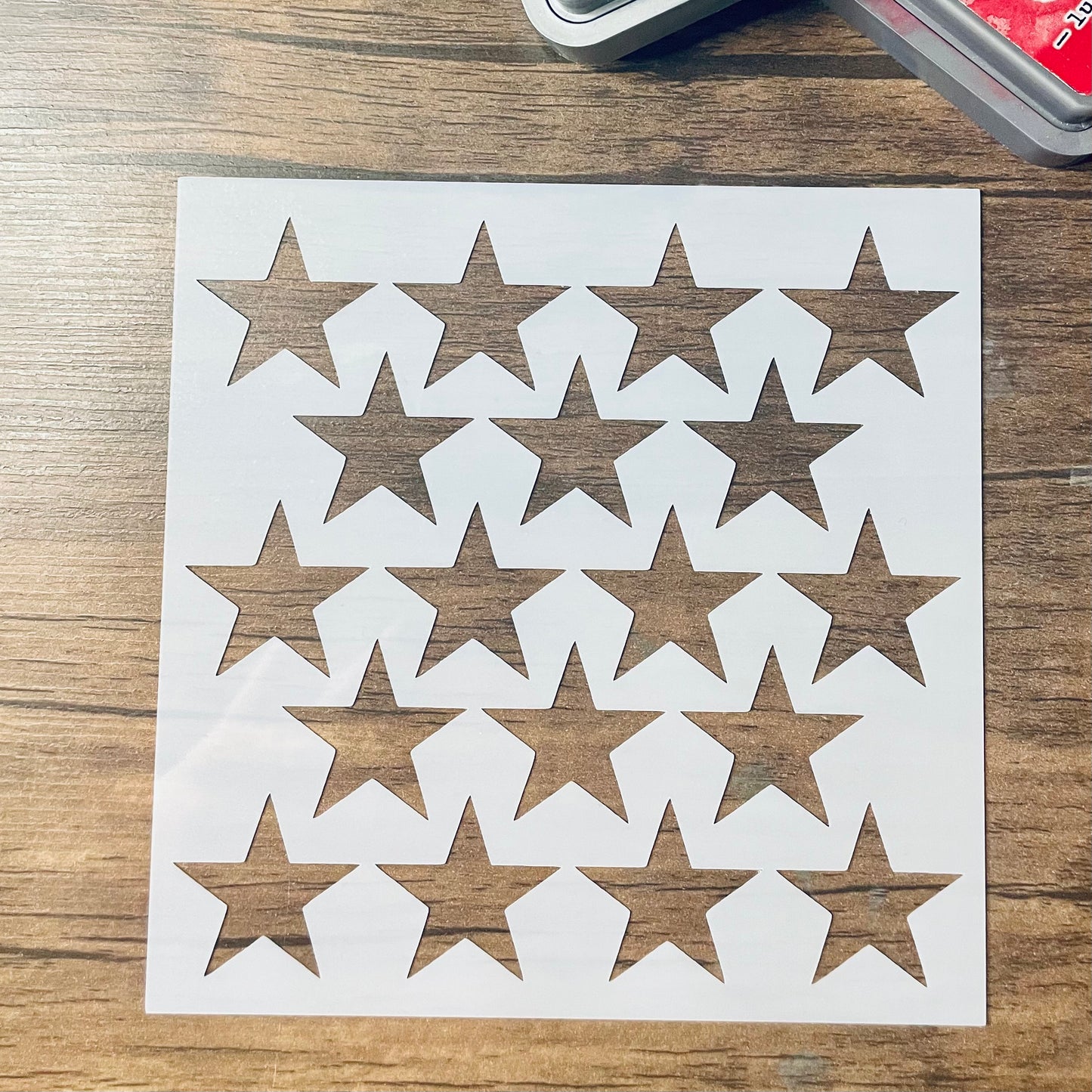 Large Star Pattern Stencil