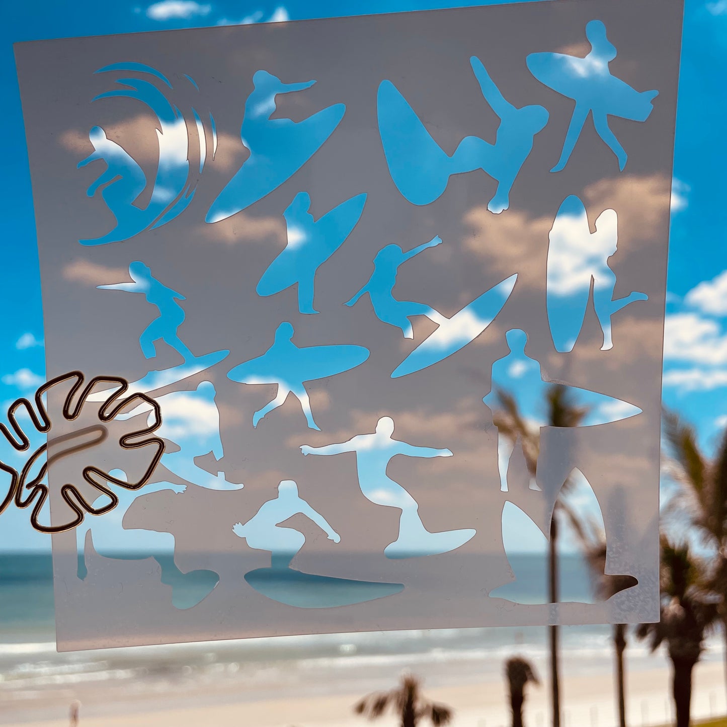 Surfing Variety Stencil