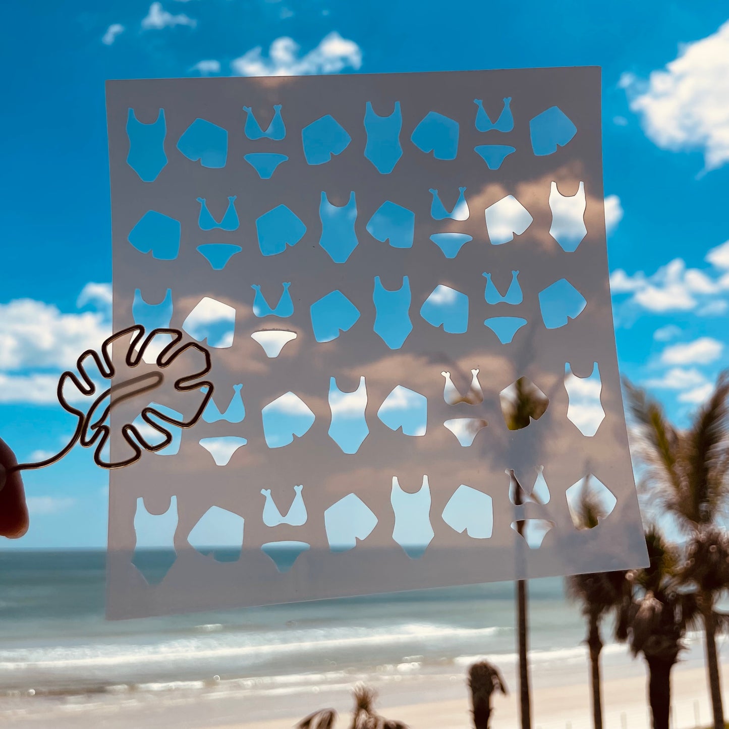 Swimwear Pattern Stencil