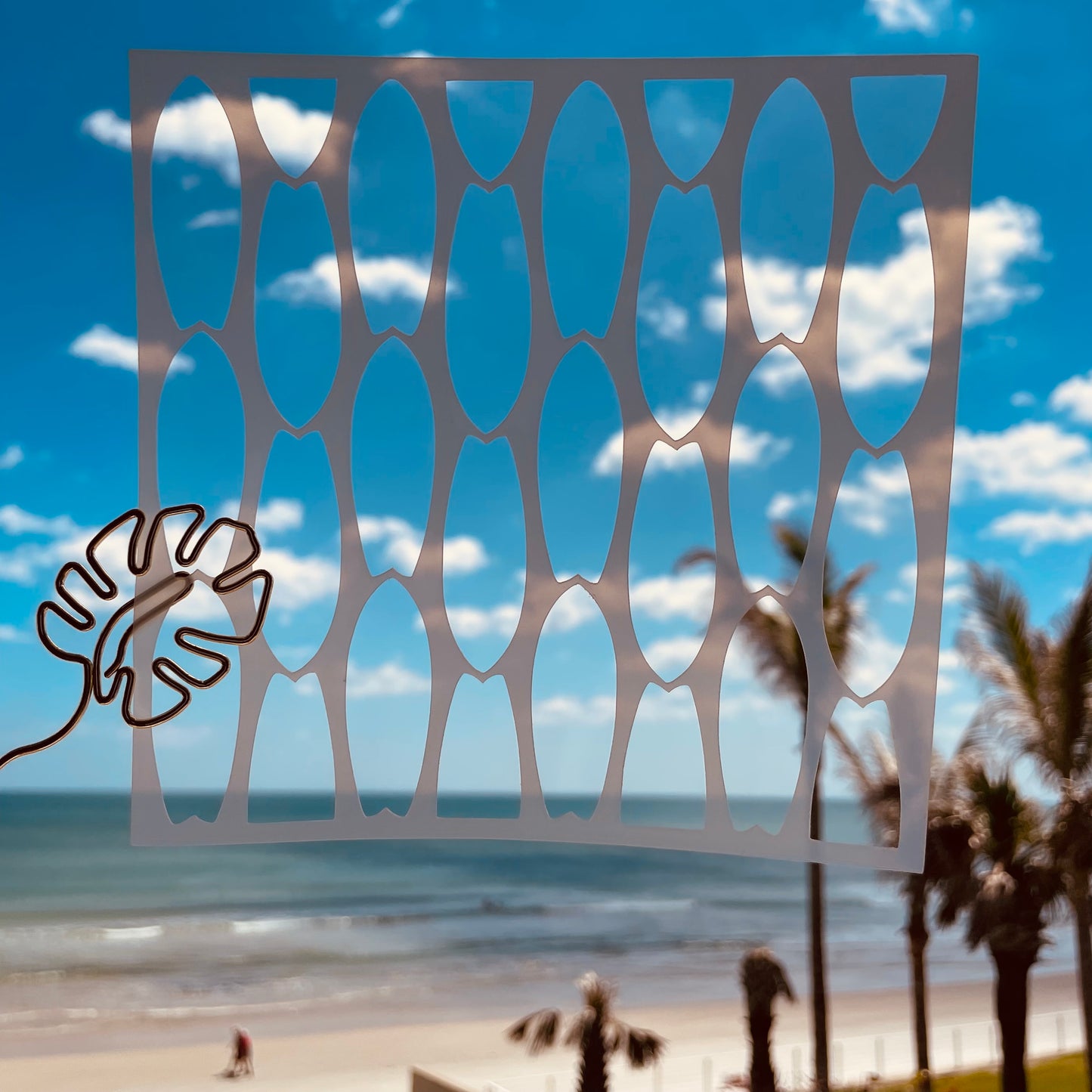 Surfboard Pattern Stencil