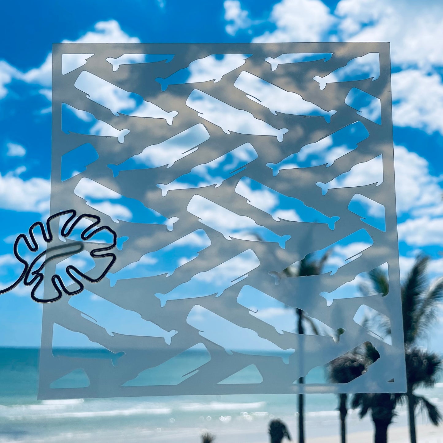 The Whales Pattern Stencil
