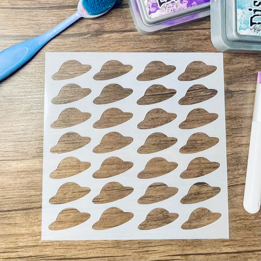UFO Pattern Stencil