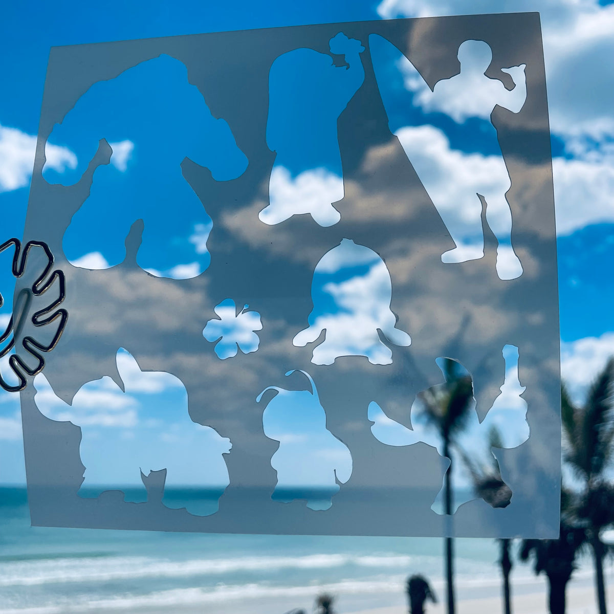 Ocean Alien Characters 3 Variety Stencil