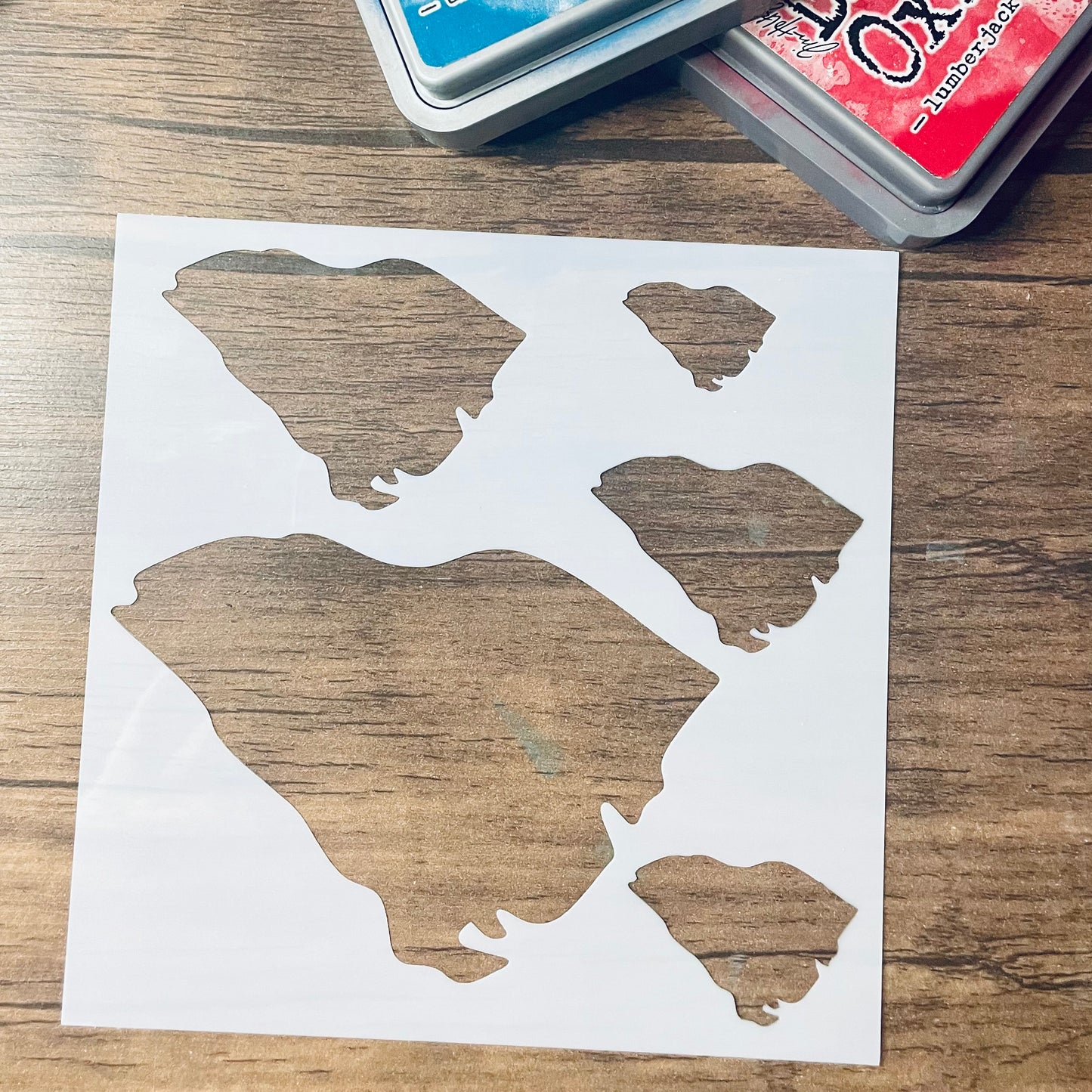 State sizes Stencil /Inking cover Planner/Bullet Journal/Art Journal/Inking Stencil