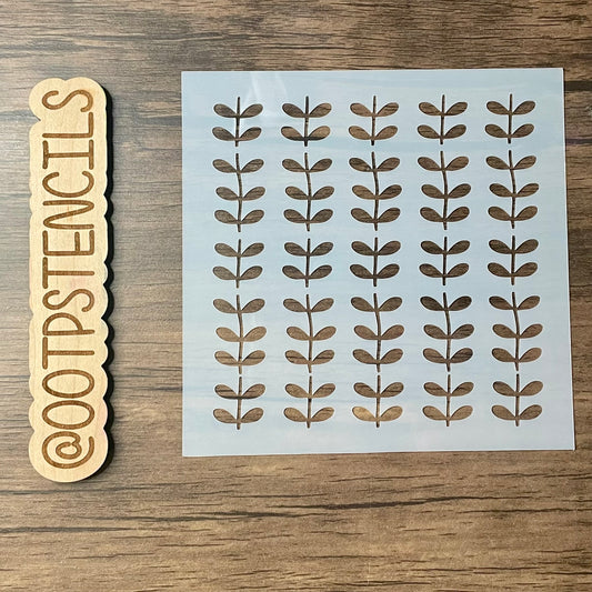 Vines Pattern Stencil Planner/Bullet Journal/Art Journal/Inking Stencil/ bujo planner craft stencil inking card making