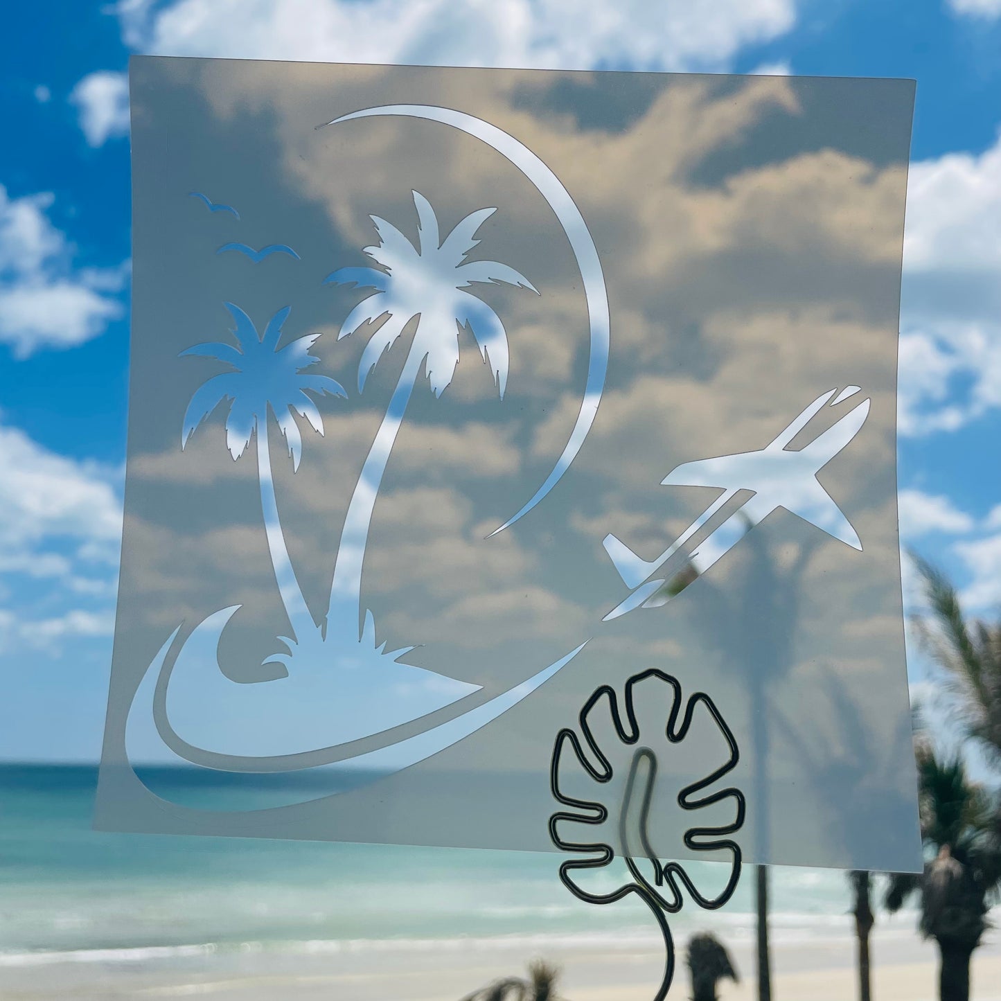 Tropical Getaway Stencil