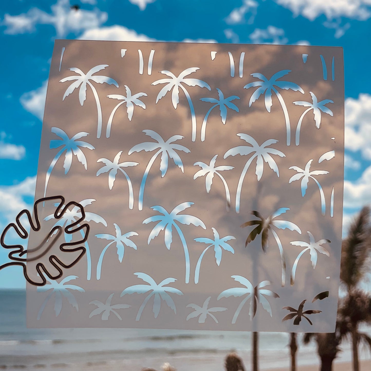 Palm Breeze Pattern Stencil