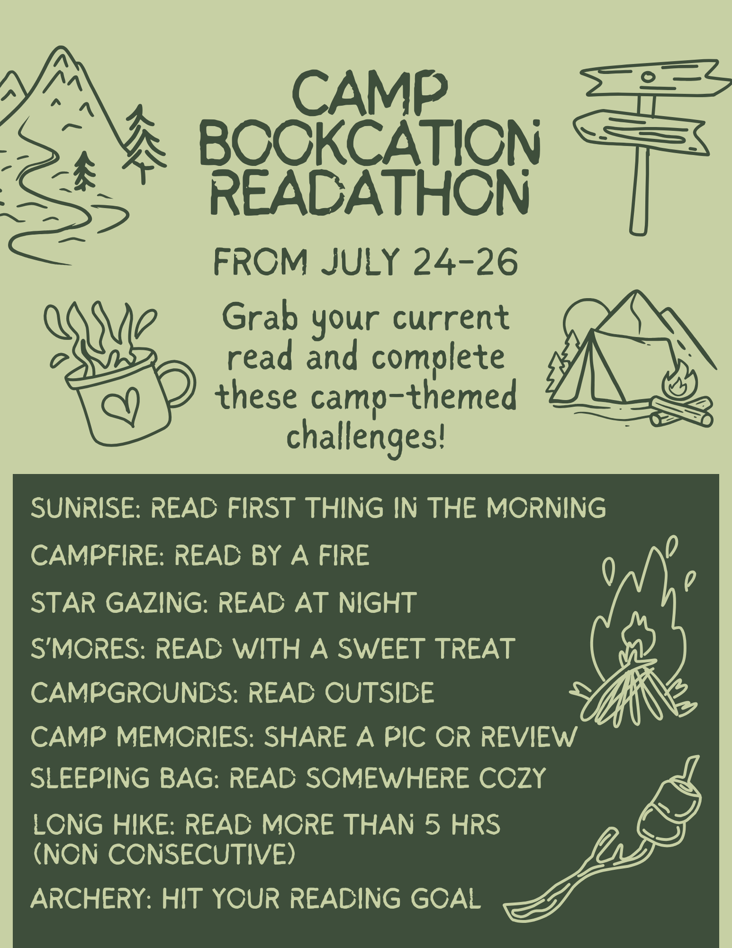 Camp Bookcation Readathon Download