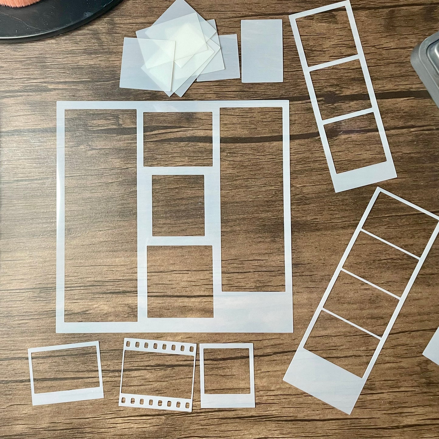 Snapped and Strips Stencil Planner/Bullet Journal/Art Journal/Inking Stencil/ bujo planner craft stencil inking card making