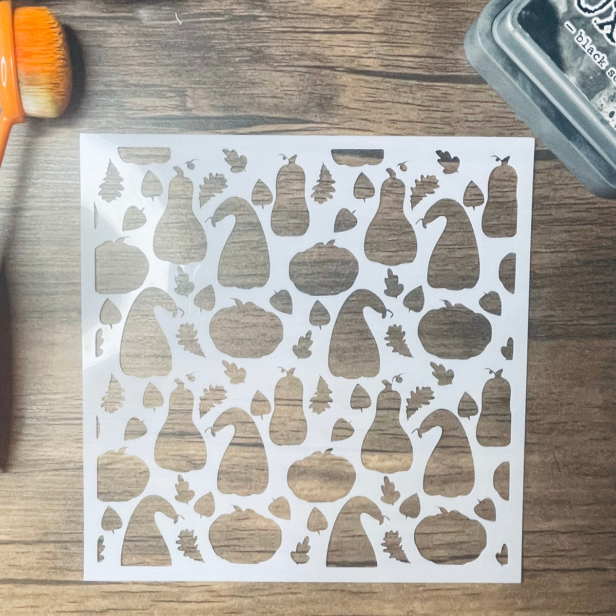 Harvest Bounty Pattern Stencil