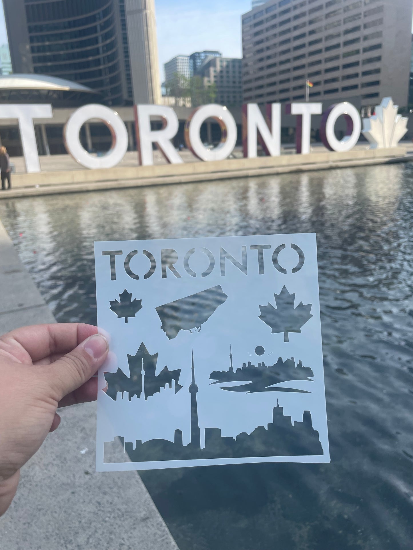 Toronto Stencil Planner/Bullet Journal/Art Journal/Inking Stencil/ bujo planner craft stencil inking card making