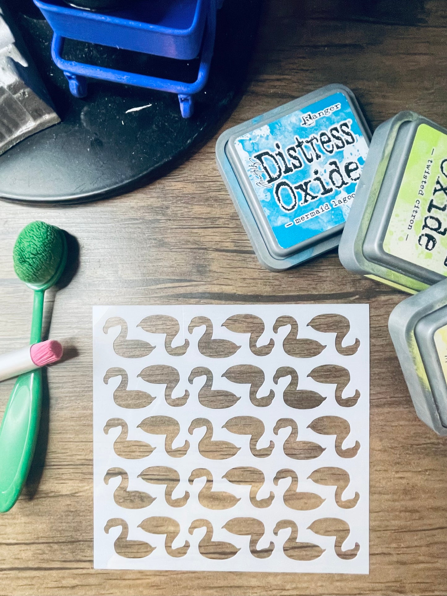 Flamingo Float Pattern Stencil