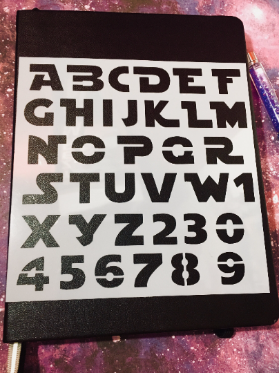 Force Font Stencil