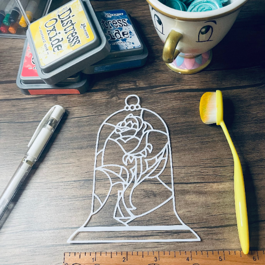 B&B Rose Stencil Planner/Bullet Journal/Art Journal/Inking Stencil/ bujo planner craft stencil inking card making