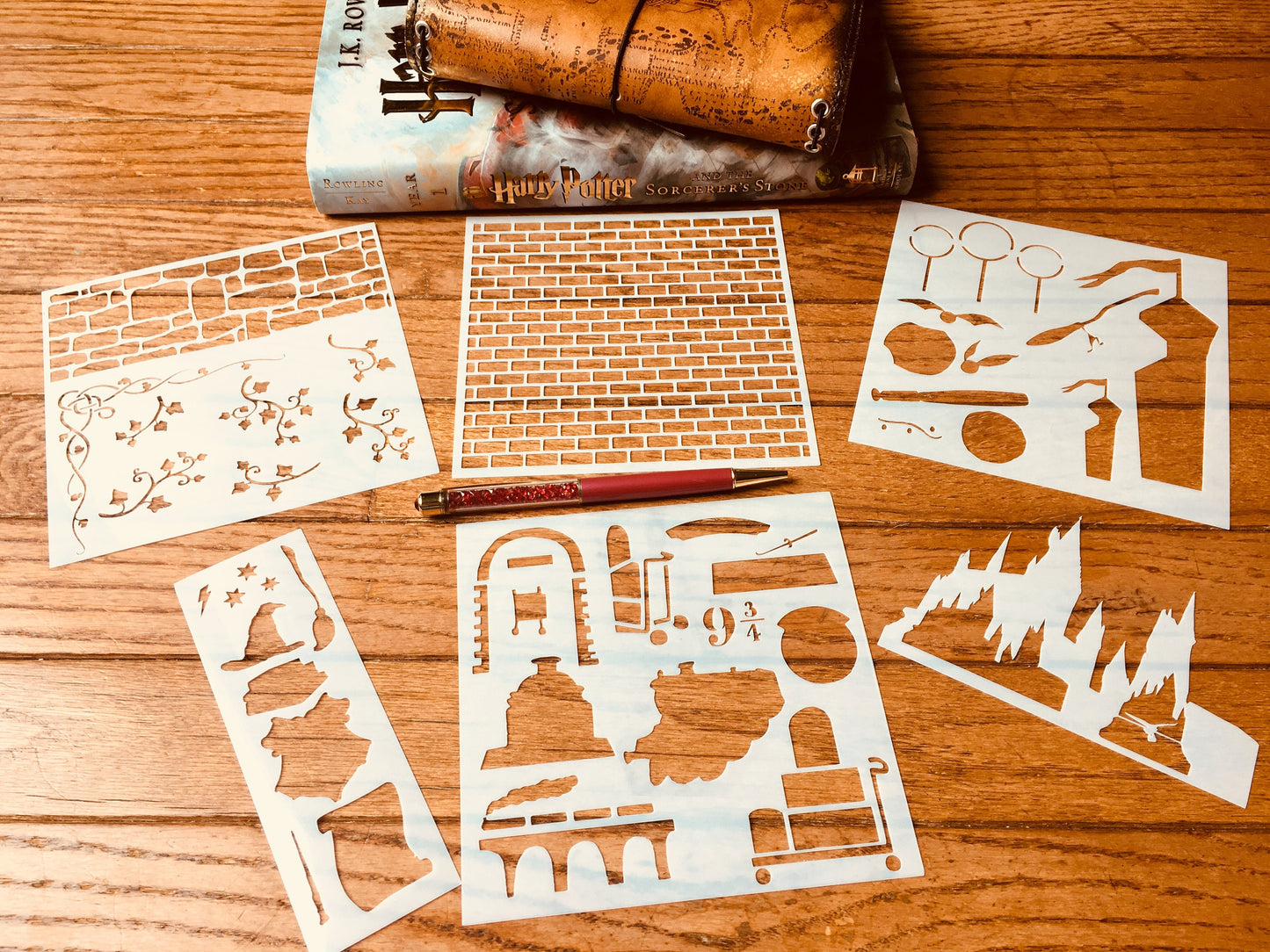 Ivy and Stone Stencil