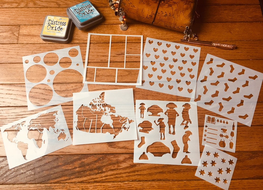 Canada Map Stencil-map, canadian provinces stencil, planner stencil, travel