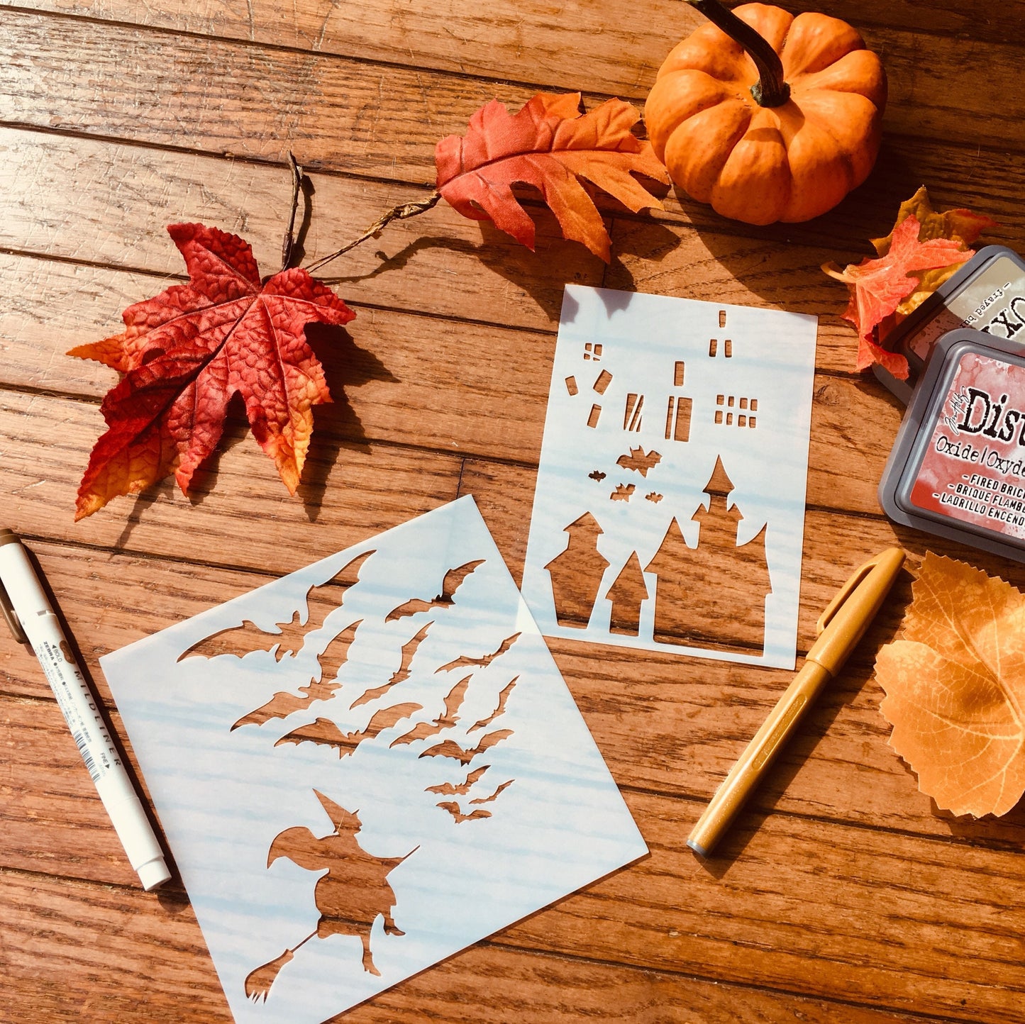 Haunted House  Stencil  Planner/Bullet Journal/Art Journal/Inking Stencil