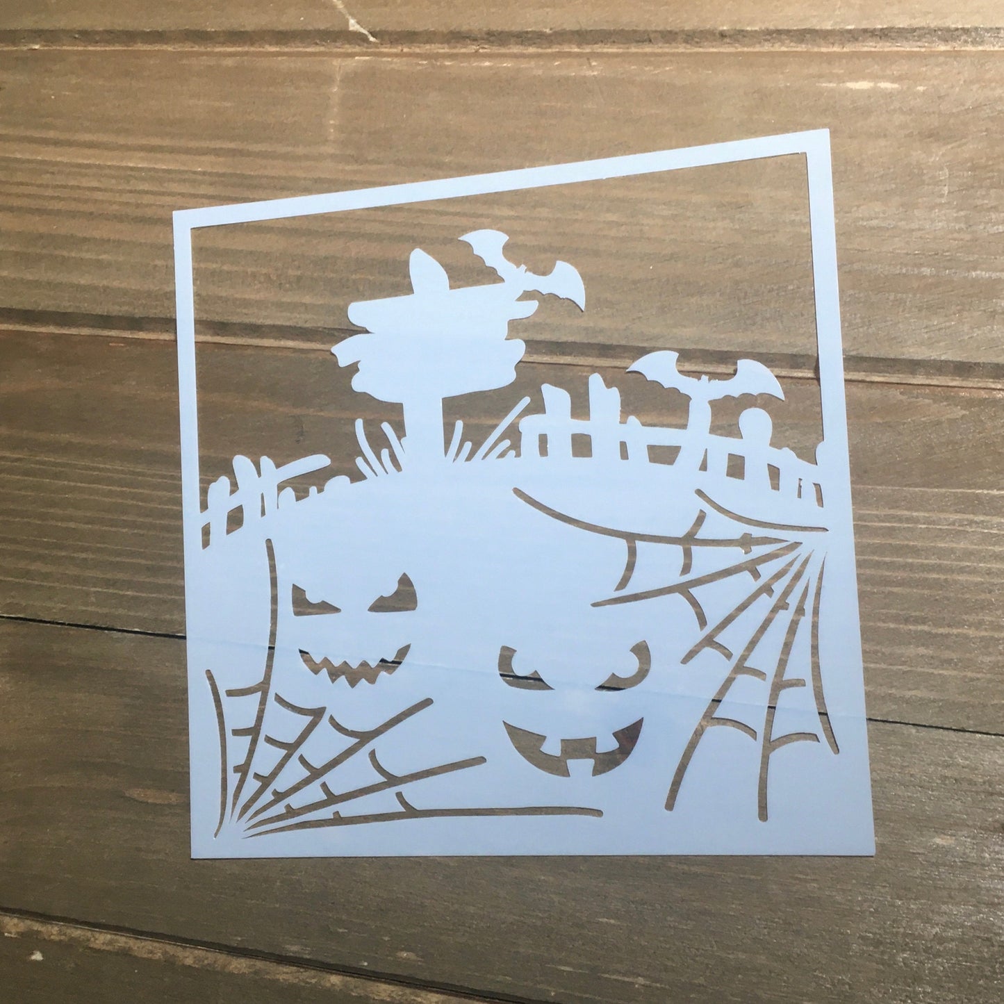 Halloween Yard Stencil Planner/Bullet Journal/Art Journal/Inking Stencil