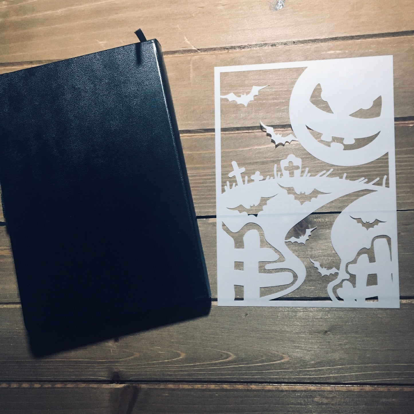 Halloween Moon Stencil Planner/Bullet Journal/Art Journal/Inking Stencil Small and Large (A5 Sized!) Available!