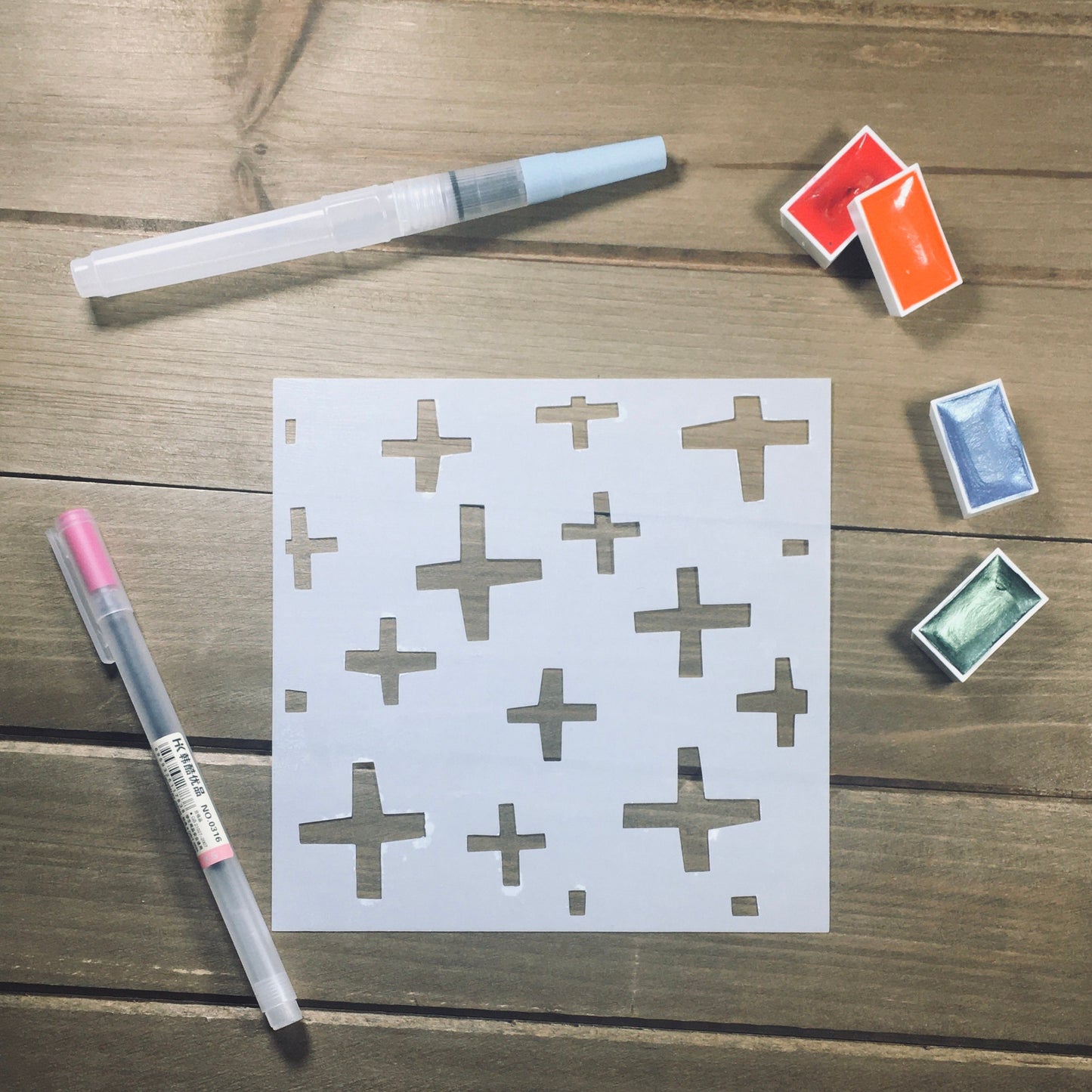 Addition Pattern Stencil /Inking cover  Planner/Bullet Journal/Art Journal/Inking Stencil