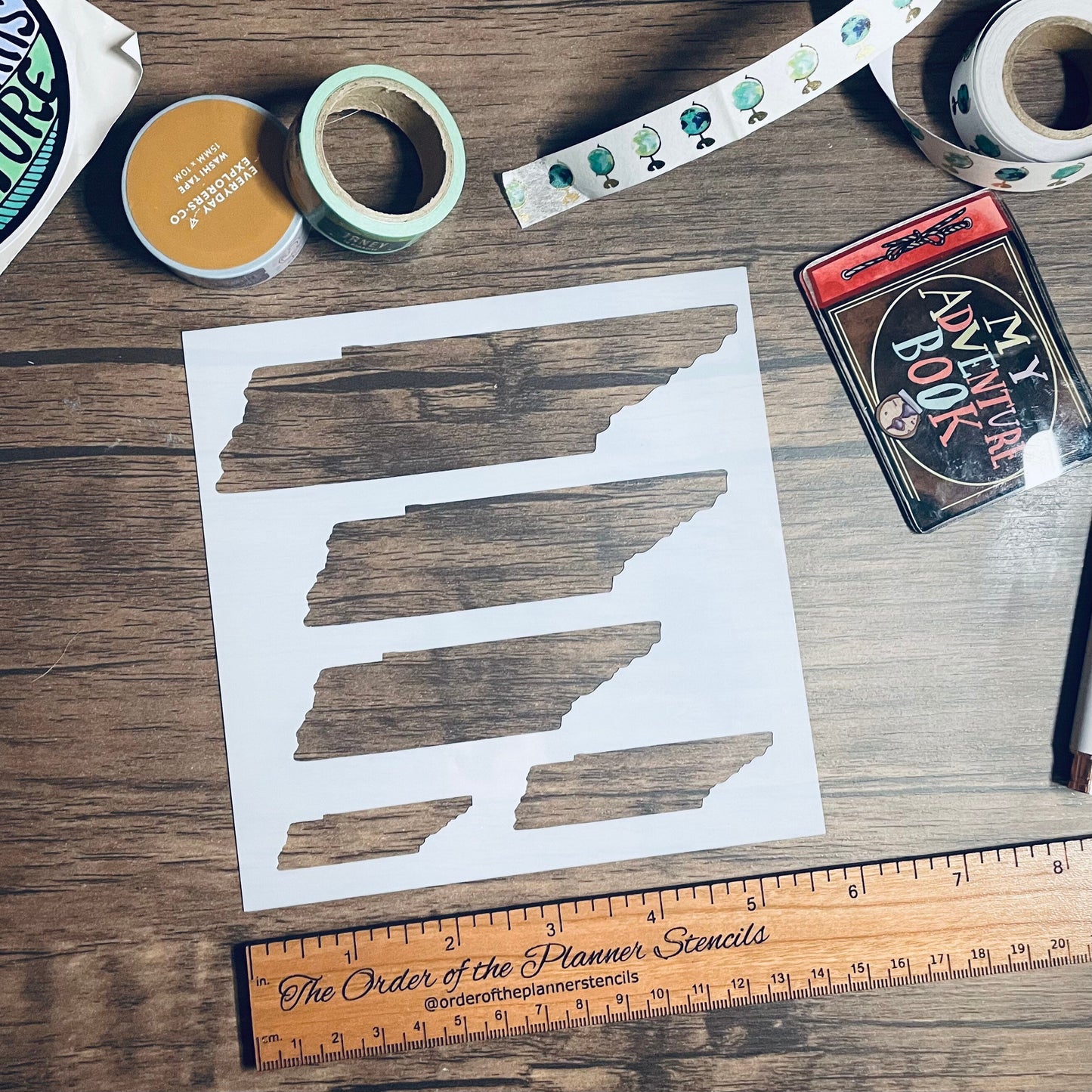 State sizes Stencil /Inking cover Planner/Bullet Journal/Art Journal/Inking Stencil