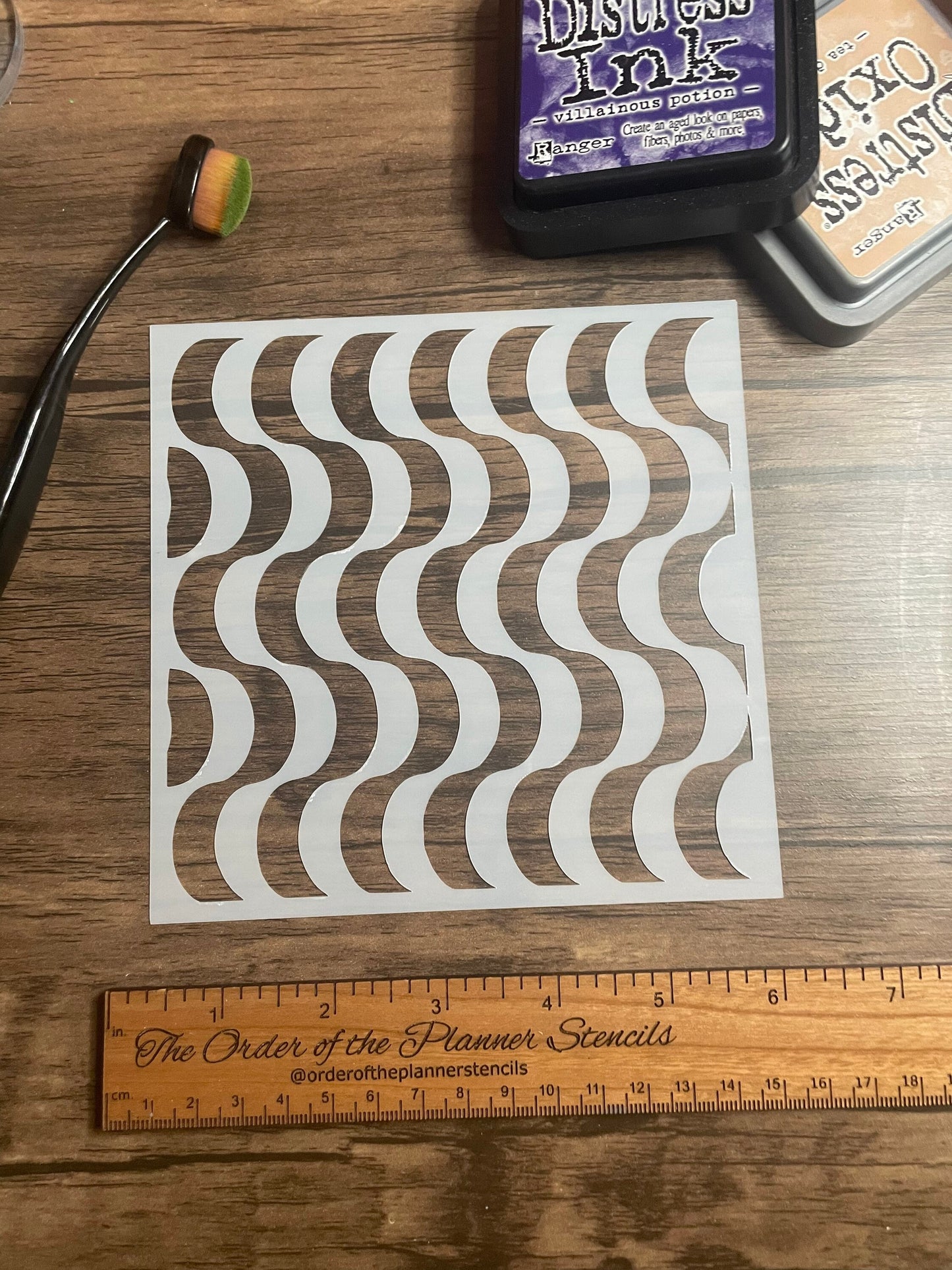 Copacabana Stencil Planner/Bullet Journal/Art Journal/Inking Stencil/ bujo planner craft stencil inking card making