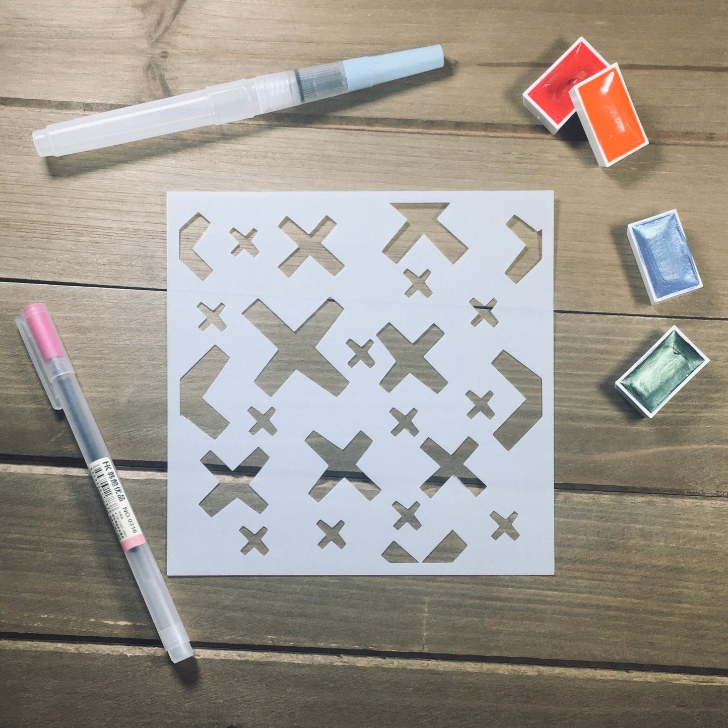 Multiply Pattern Stencil /Inking cover Planner/Bullet Journal/Art Journal/Inking Stencil