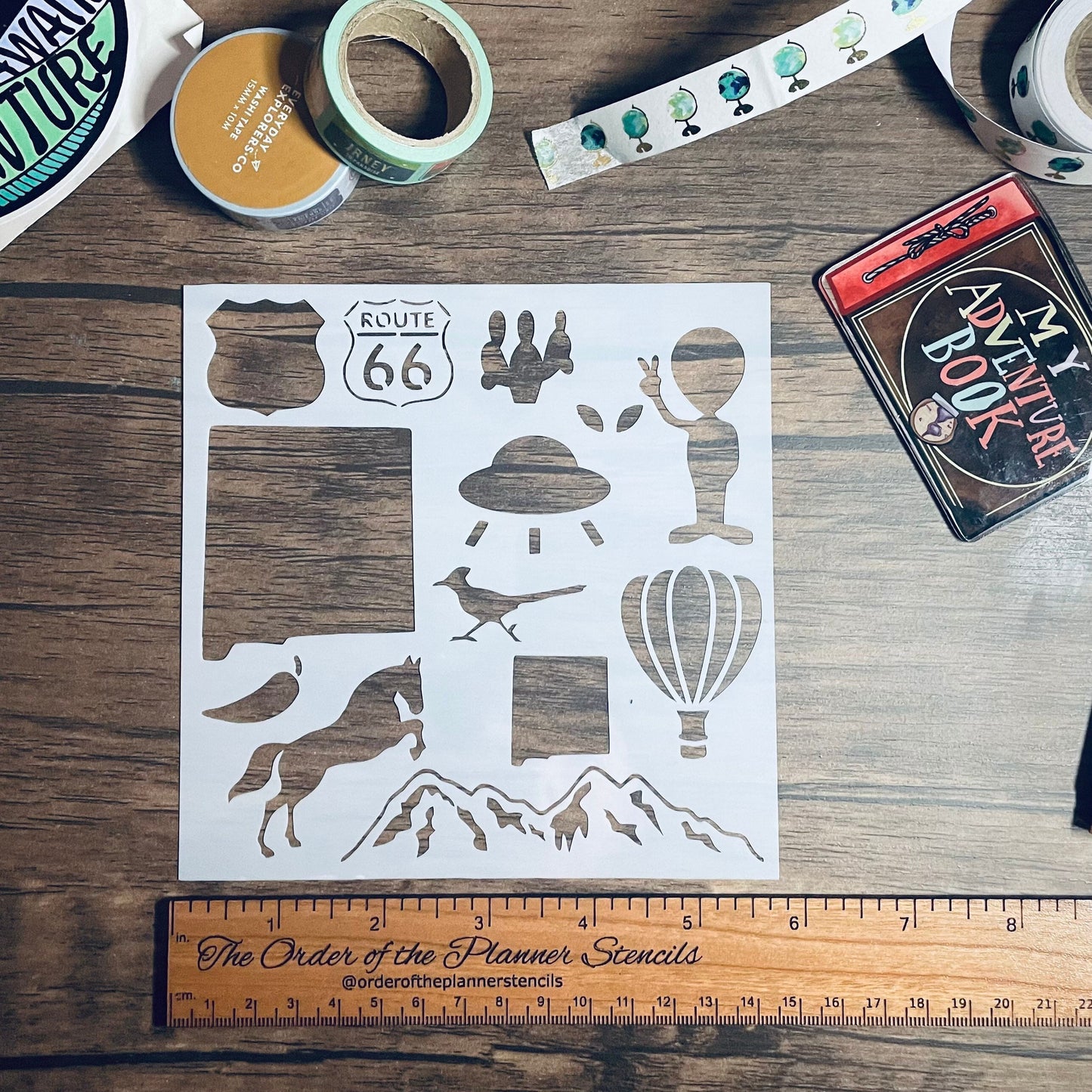 New Mexico Stencil /Inking cover  Planner/Bullet Journal/Art Journal/Inking Stencil