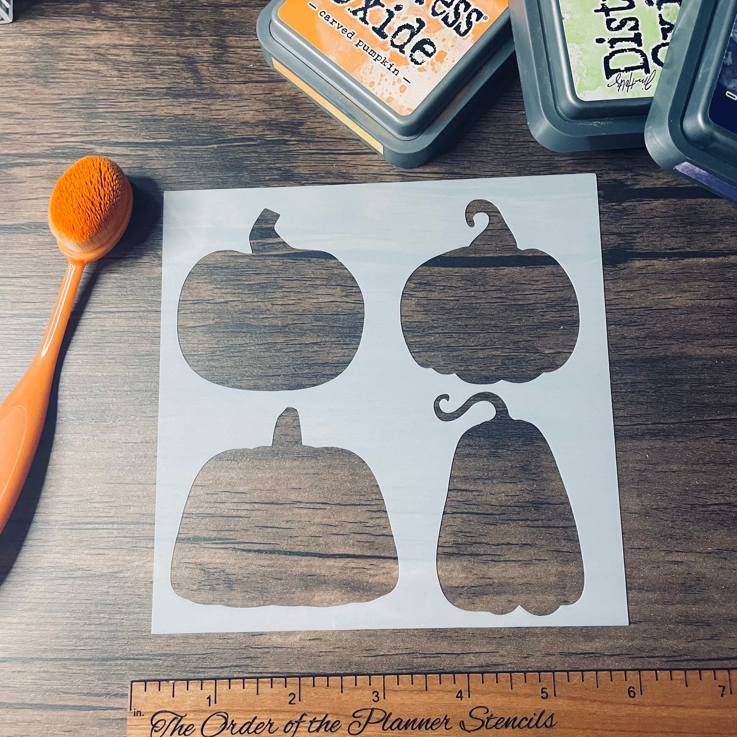 Pumpkin Boxes Stencil Planner/Bullet Journal/Art Journal/Inking Stencil/ bujo planner craft stencil inking card making