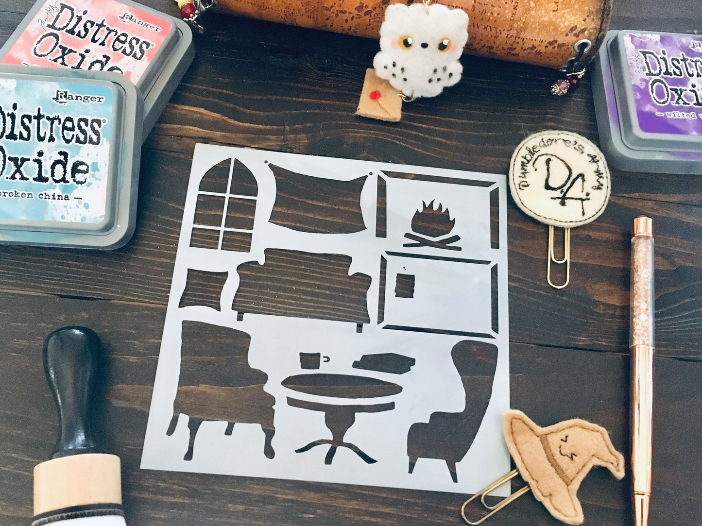 Common Room Stencil, planner Stencil, Bujo Stencil, Art Journal Stencil, Cookie Stencil