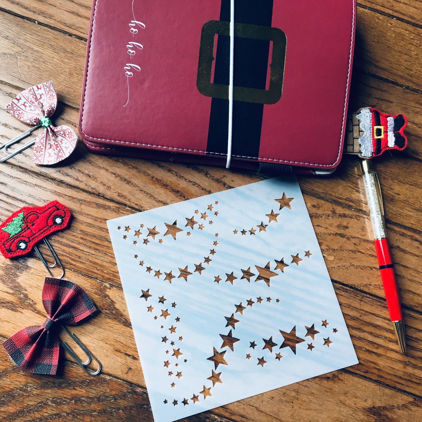 Star Shower Stencil  Planner/Bullet Journal/Art Journal/Inking Stencil/holiday DIY Christmas Cards Christams Tags