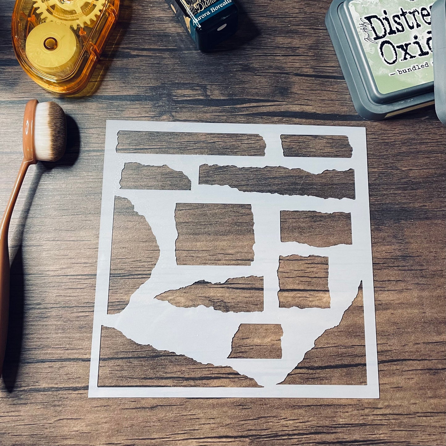 Journal Scraps Stencil Planner/Bullet Journal/Art Journal/Inking Stencil/ bujo planner craft stencil inking card making