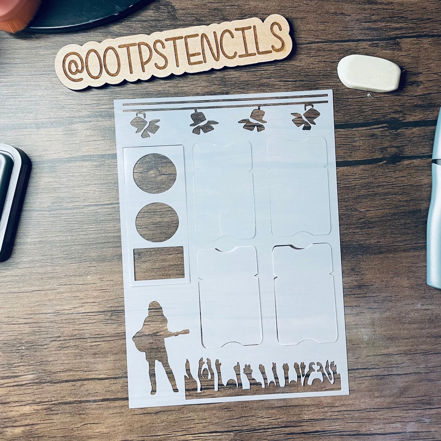 Concert Layout Stencil /Inking cover Planner/Bullet Journal/Art Journal/Inking Stencil