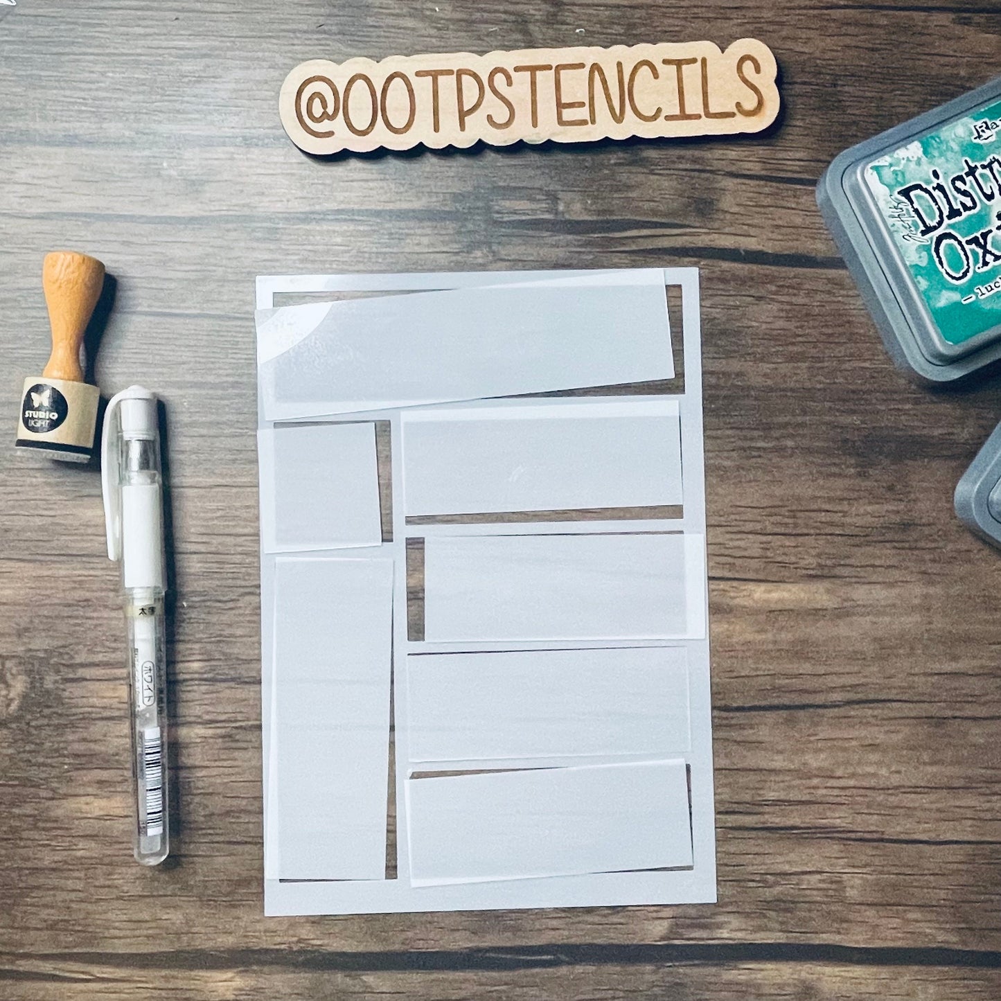 Journaling Basics Layout 1 A5 Stencil /Inking cover Planner/Bullet Journal/Art Journal/Inking Stencil