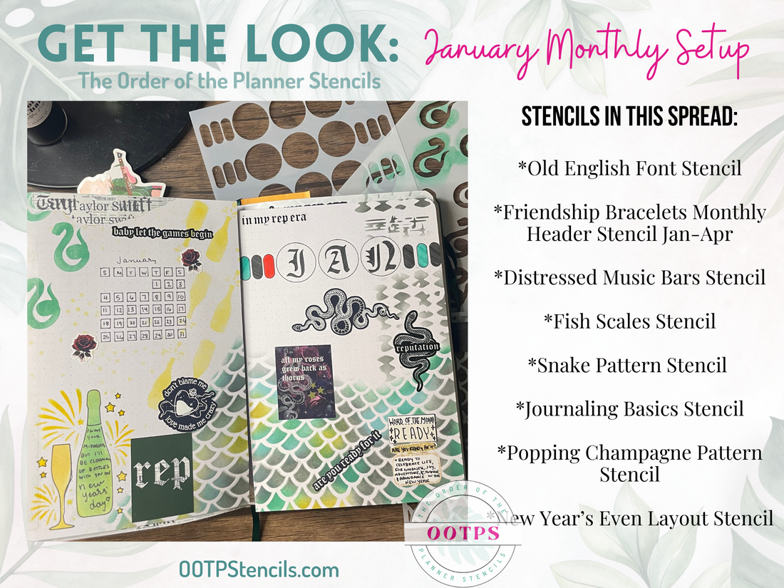Get The Look: January Monthly Setup