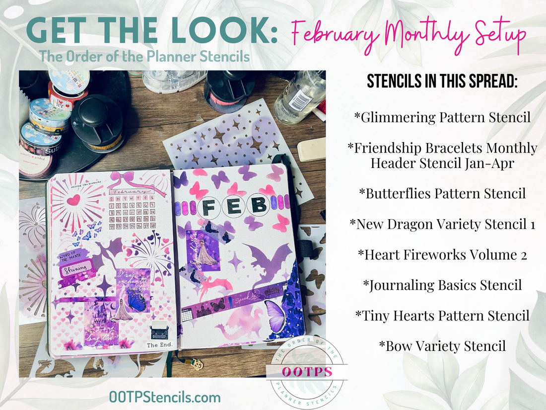 Get The Look: February Monthly Setup