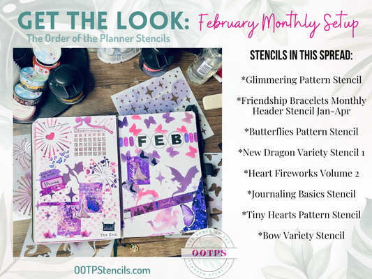 Get The Look: February Monthly Setup