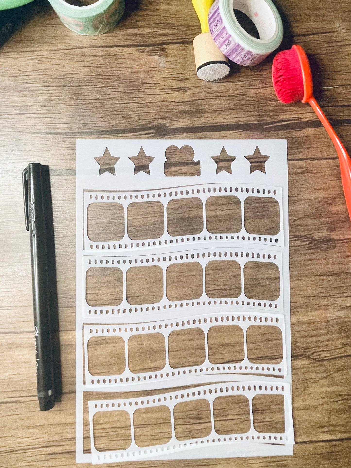 Film Tracker A5 Stencil