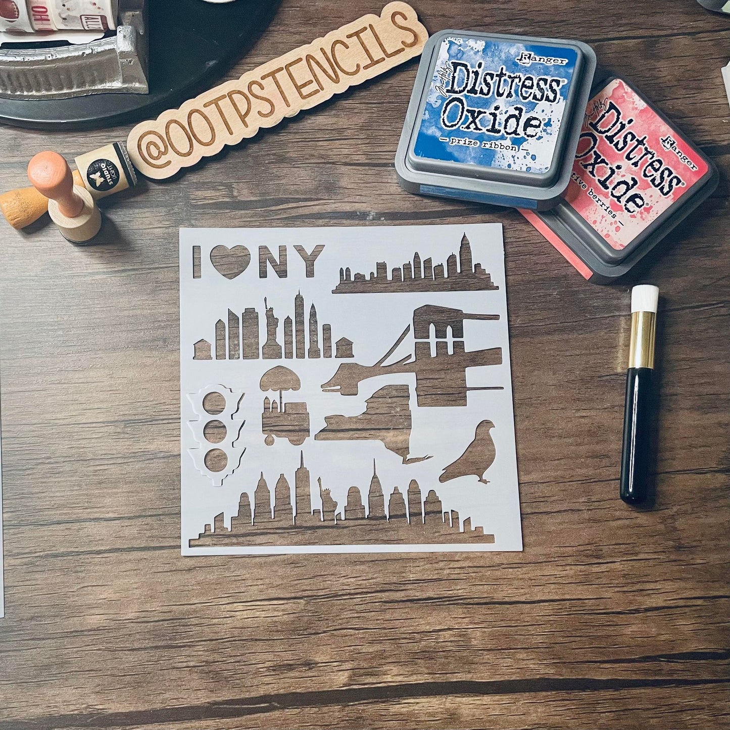 New York City 2 Stencil   Planner/Bullet Journal/Art Journal/Inking Stencil/ bujo planner craft stencil inking card making NYC