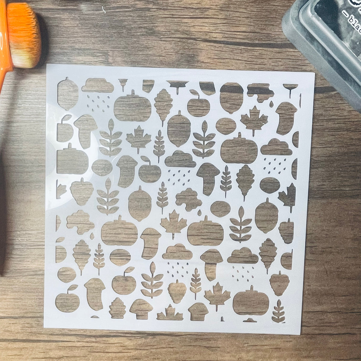 Harvest Weather Pattern Stencil
