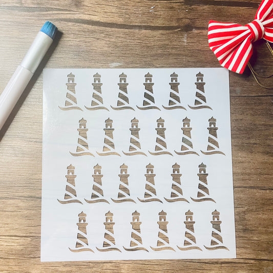 Lighthouse Pattern Stencil