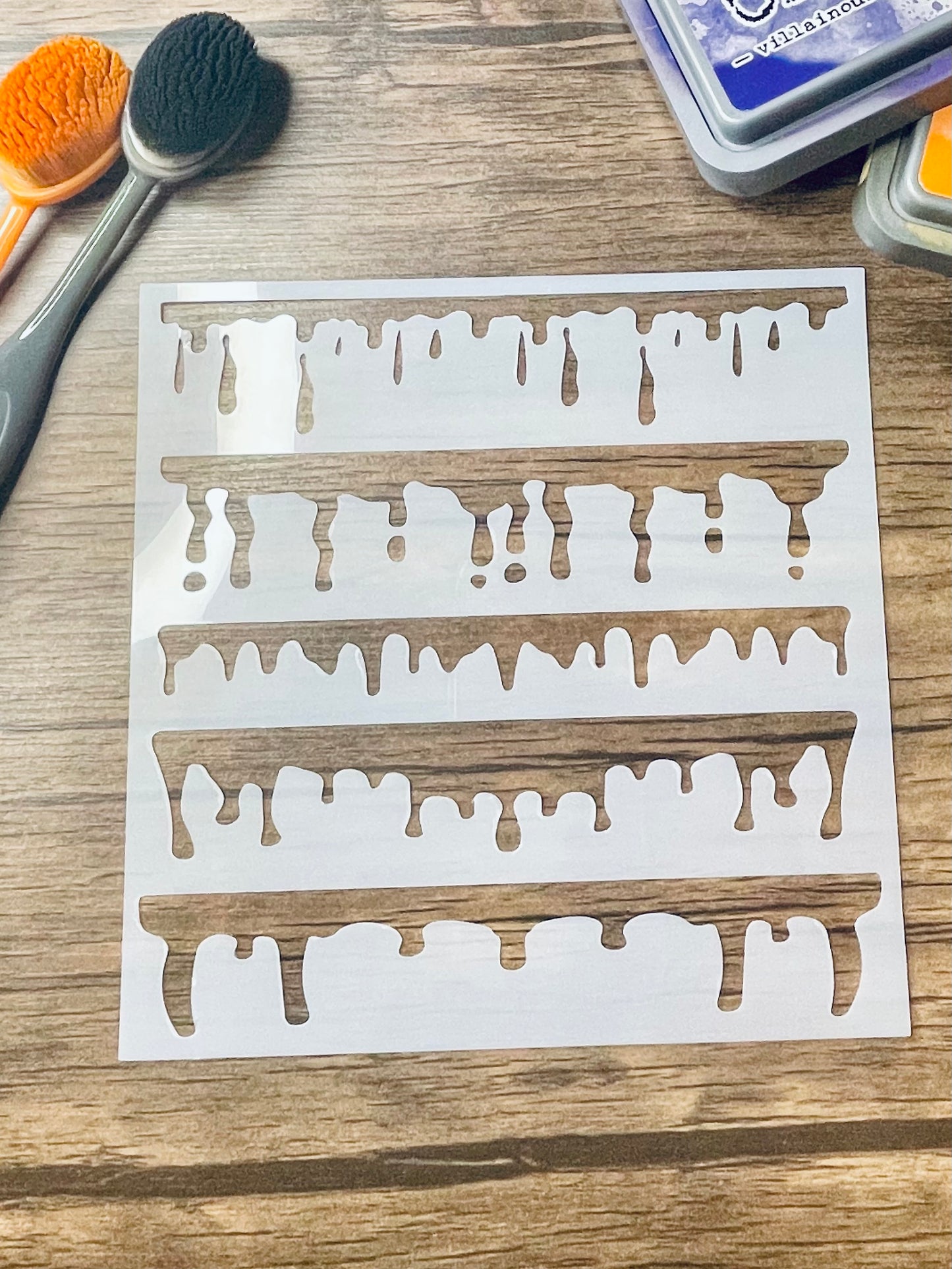 Dripping Borders vol 2 Stencil